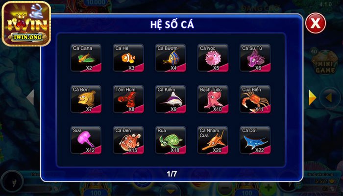 Hướng dẫn cách tính tiền khi chơi bắn cá Iwin