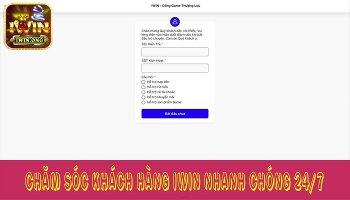 Đánh giá các phương thức liên hệ Iwin